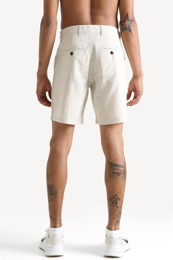 JPSTACE Chino Leinenshorts - Feather Gray