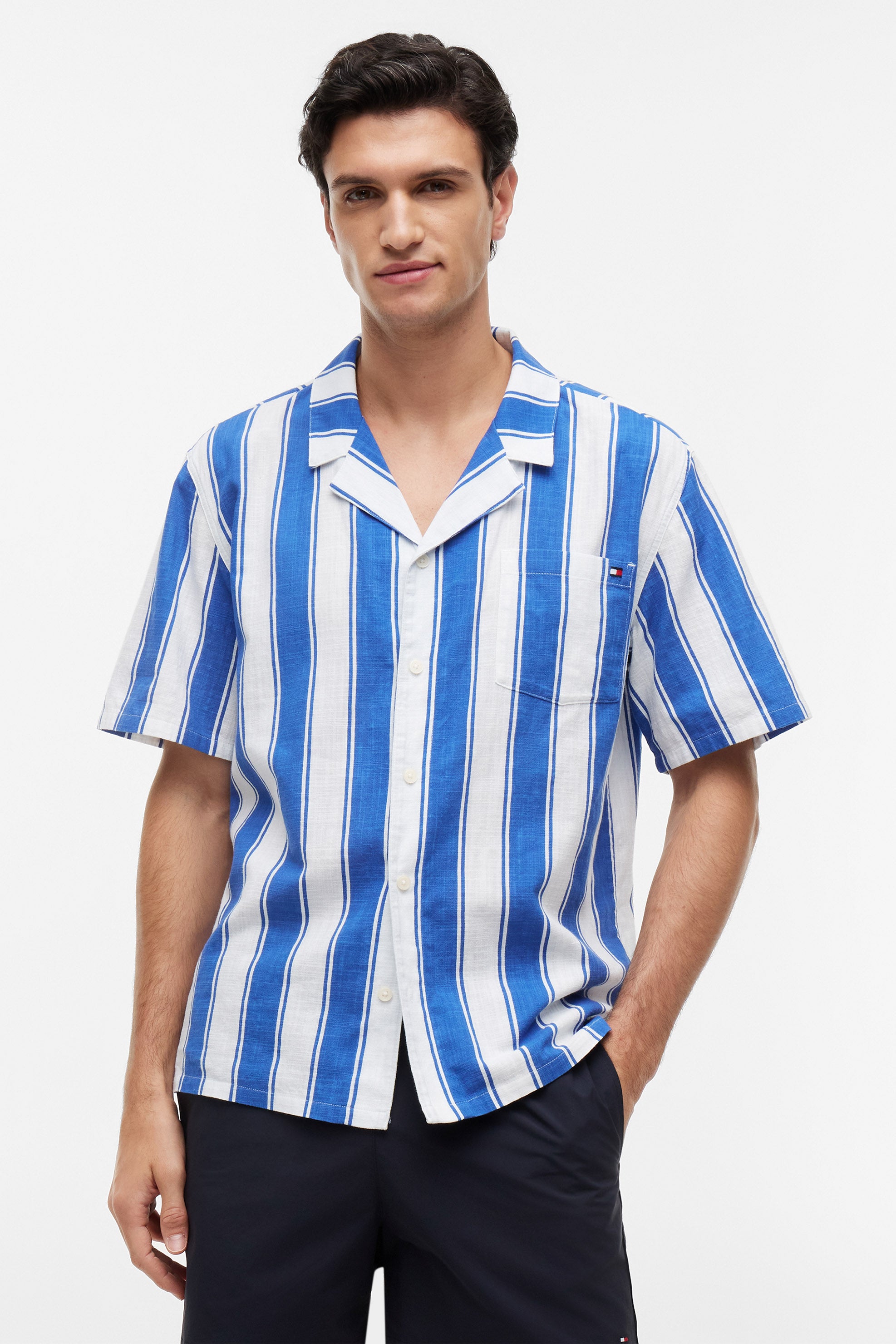 Chemise - Summer Stripe Blue Orbit