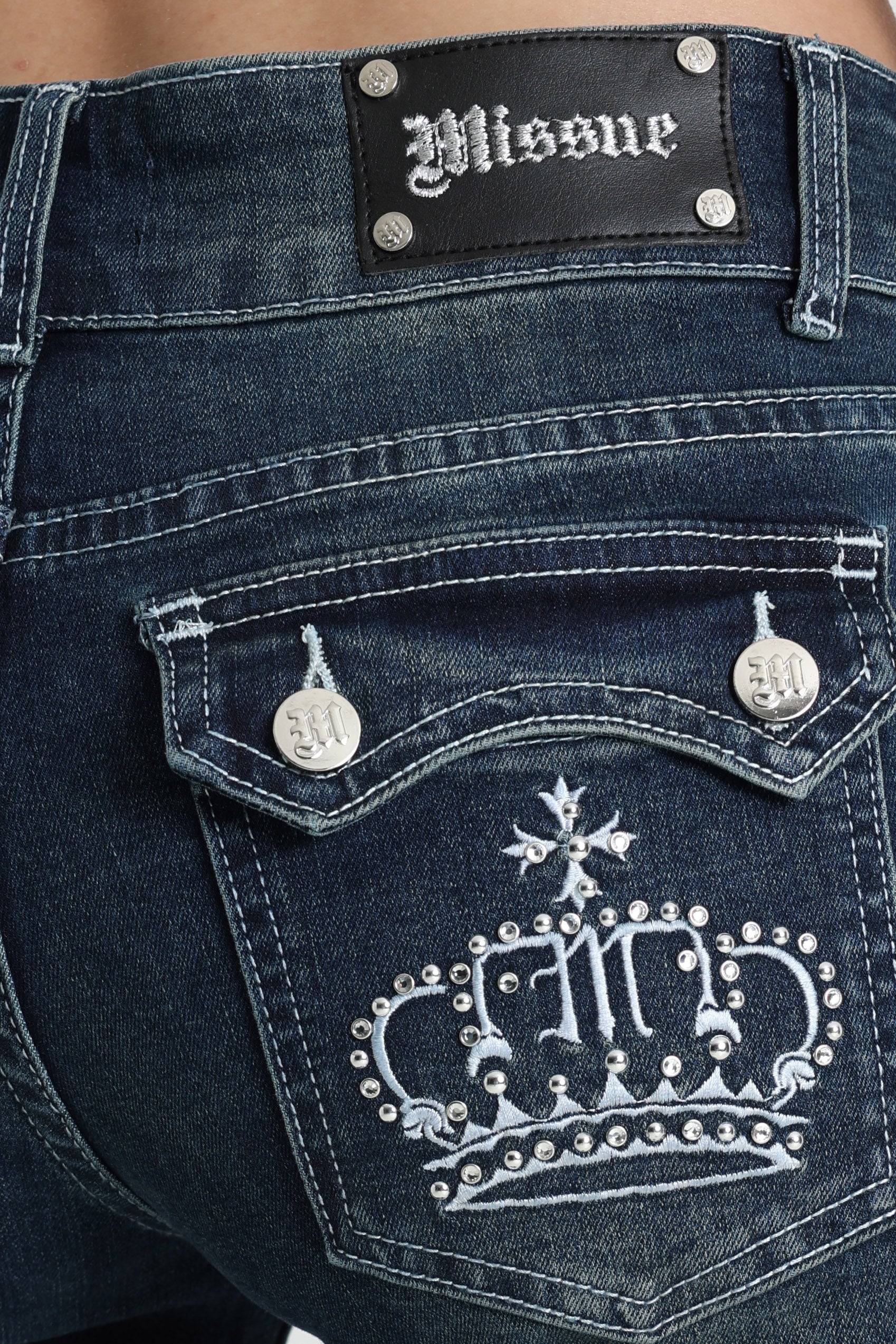 Jeans flare - Denim blu scuro