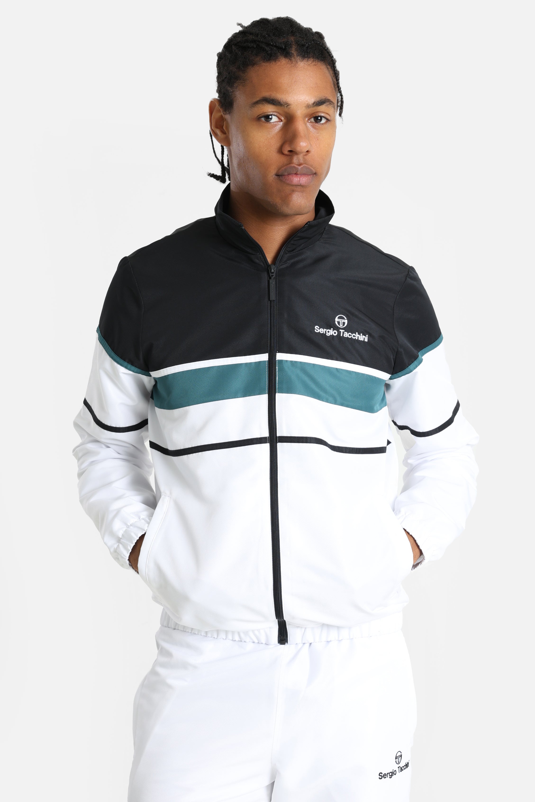 Scorpione Trainingsjacke - White + Mediterranea