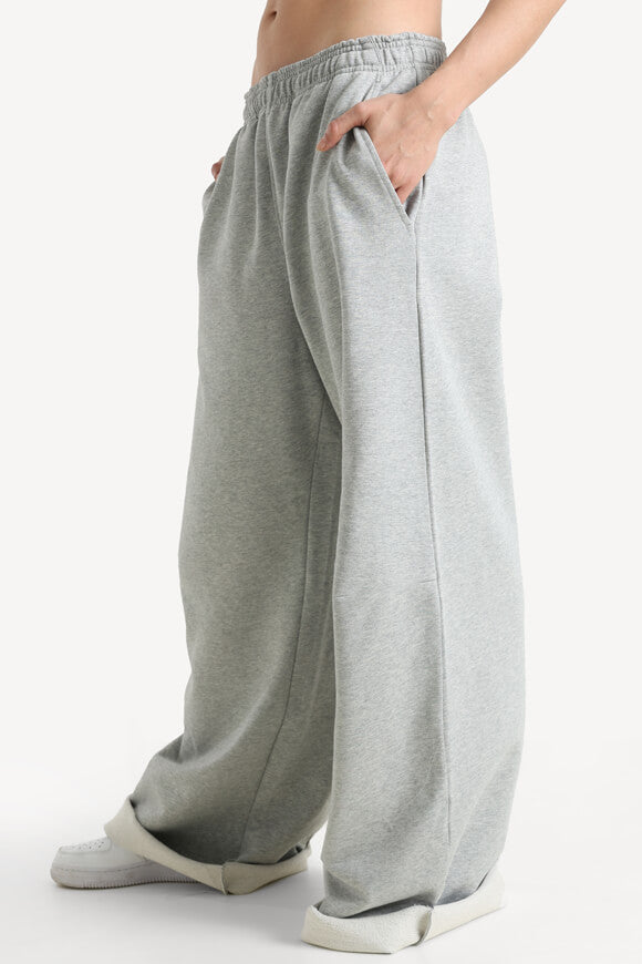 Wide leg sweatpants - gray