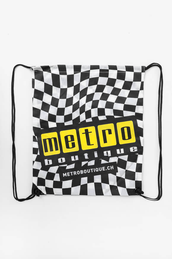 Gym bag - white + black