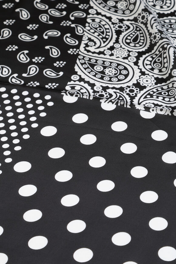 Tuch / Foulard - Black + White
