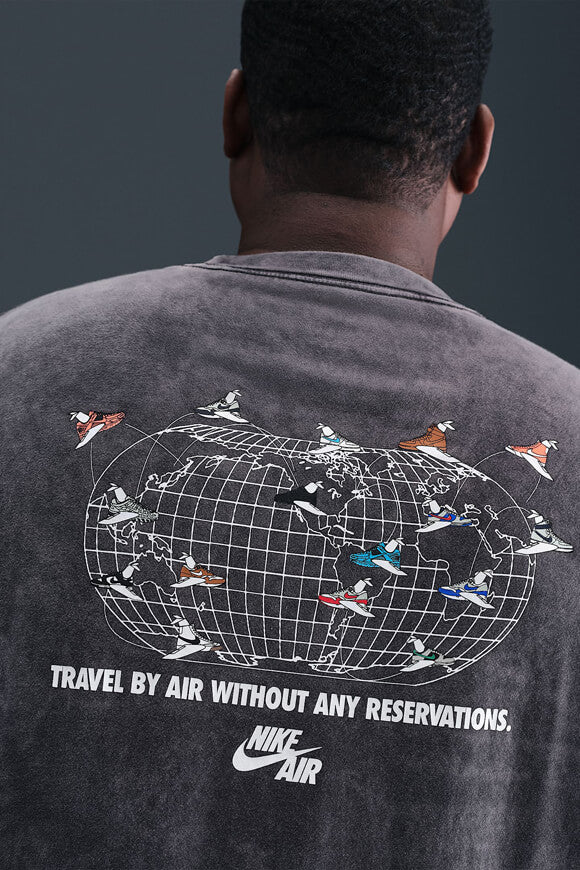 Loose-fitting T-Shirt - Black Heather