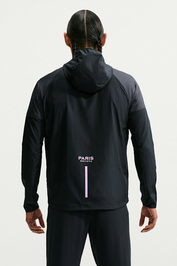 Paris Saint-Germain veste de survêtement - Black + Pink Beam