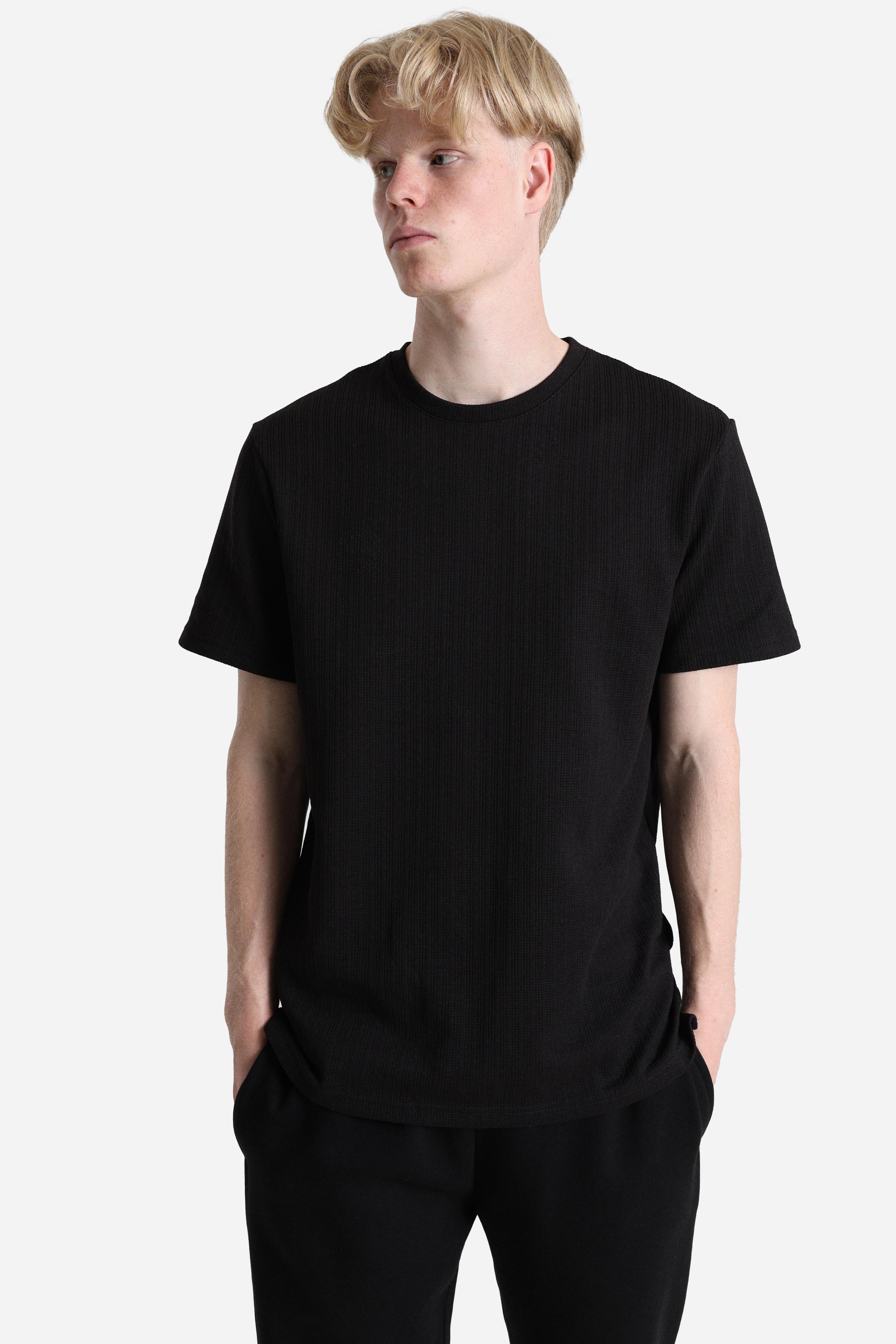 ONSTREY Strukturiertes T-Shirt - Black