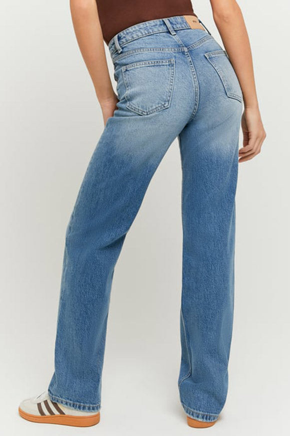 Jeans a gamba dritta - Blue Medium Wash