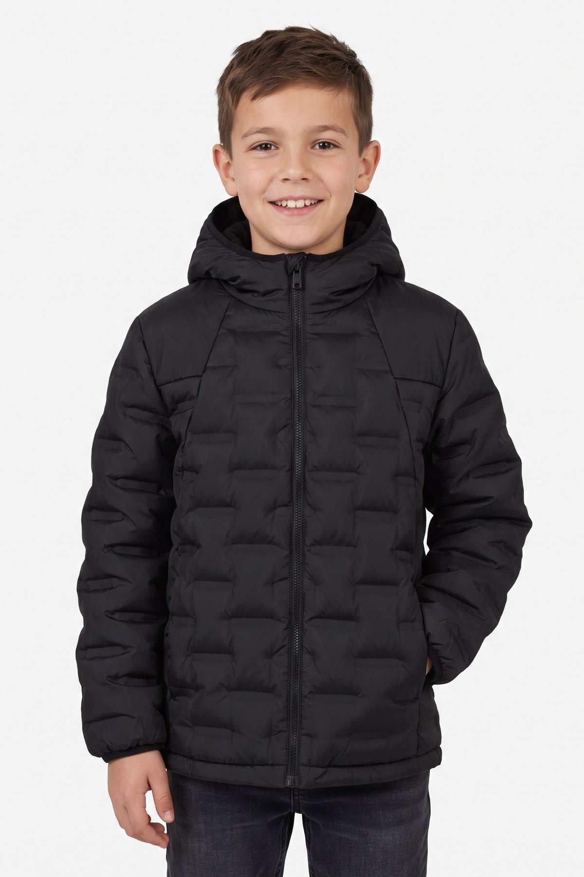 Bonded Gesteppte Jacke - Black