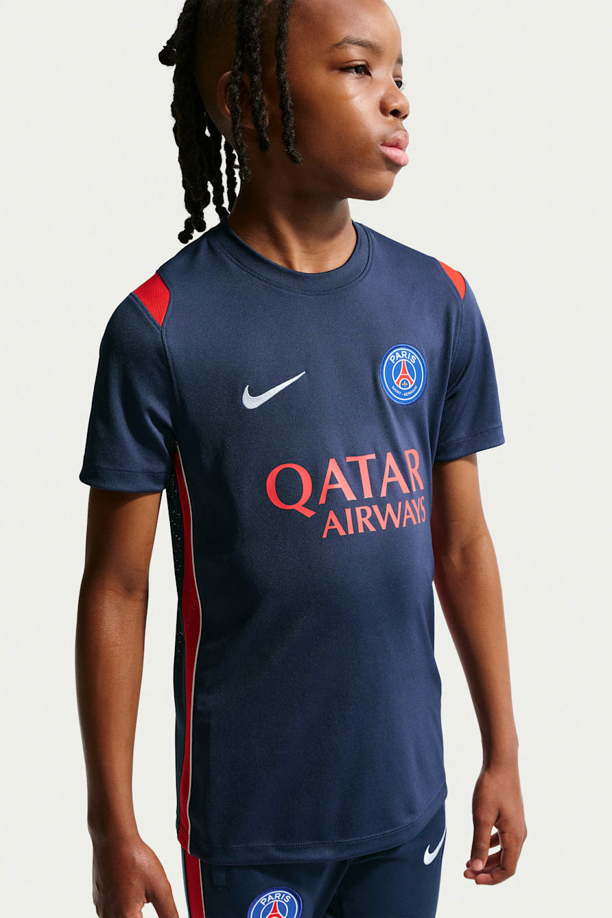 Paris Saint-Germain t-shirt - Midnight Navy + University Red