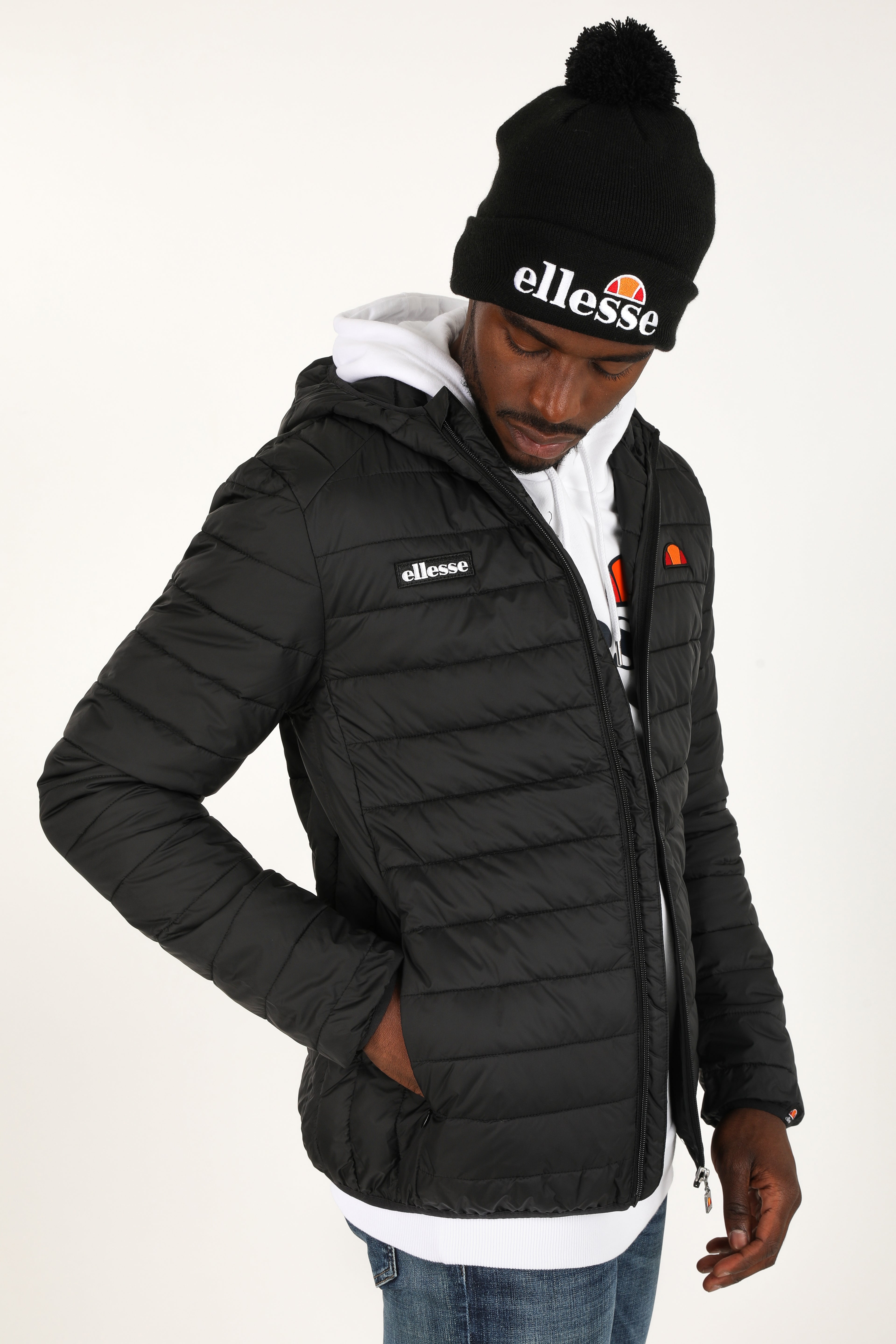 Lightweight quilted jacket - Black