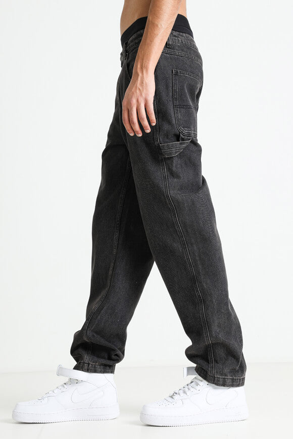 Regular Fit Jeans - Schwarz Denim