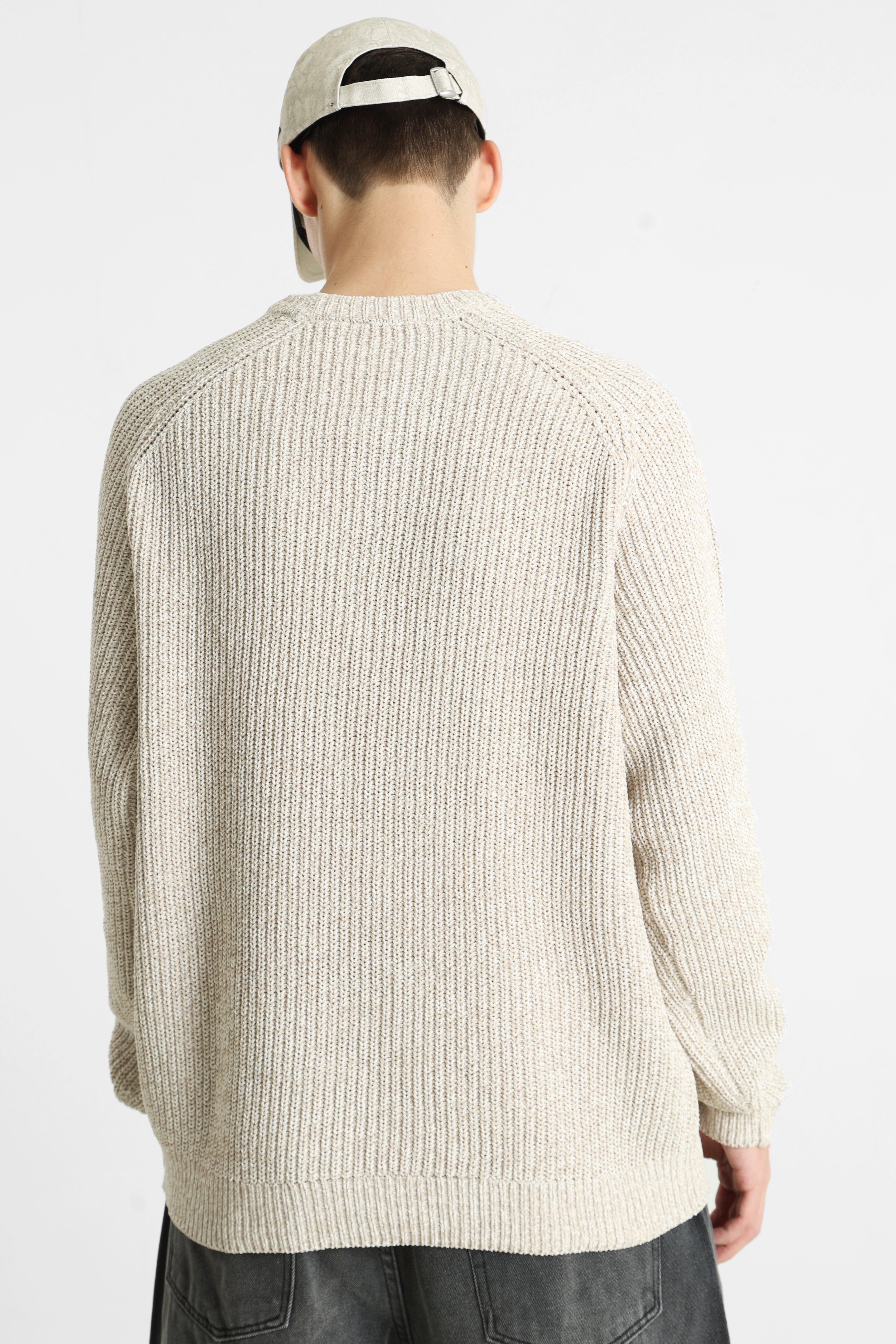 ONSJOIN knitted sweater - Silver Lining + Egret