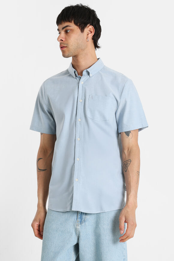 Everett Oxford chemise - Wrecked Indigo