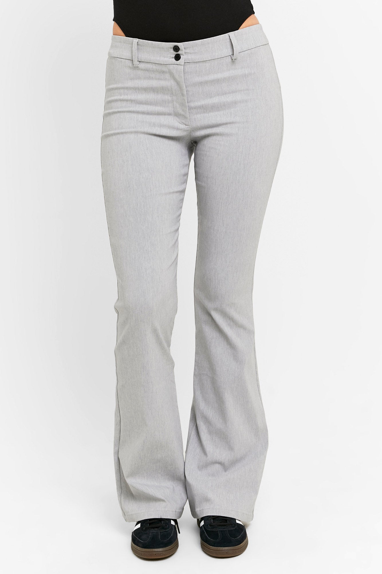 Pantalon flare - Light Grey Heather
