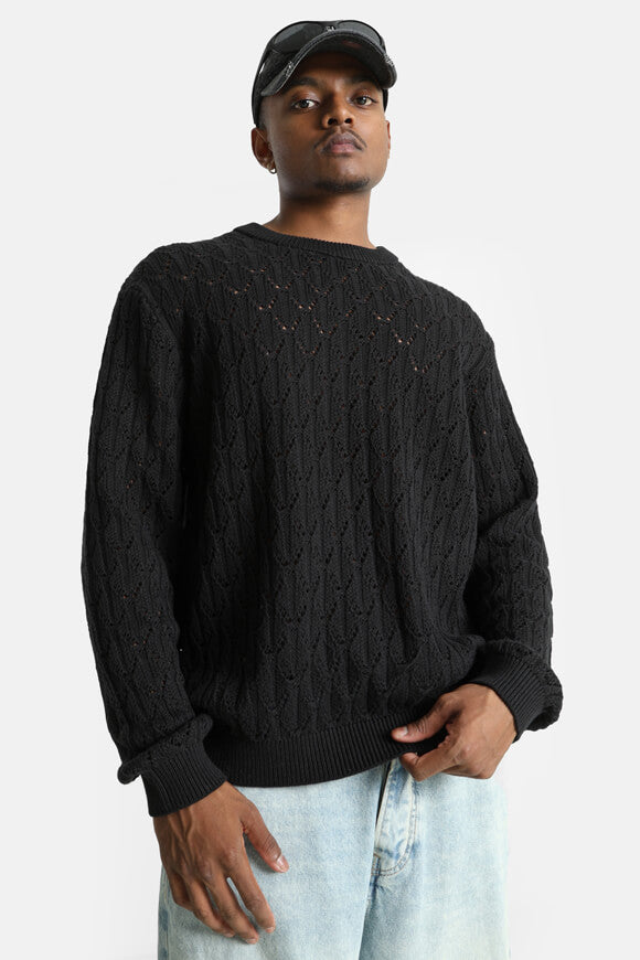 JORGRAMERCY pull en tricot - Black