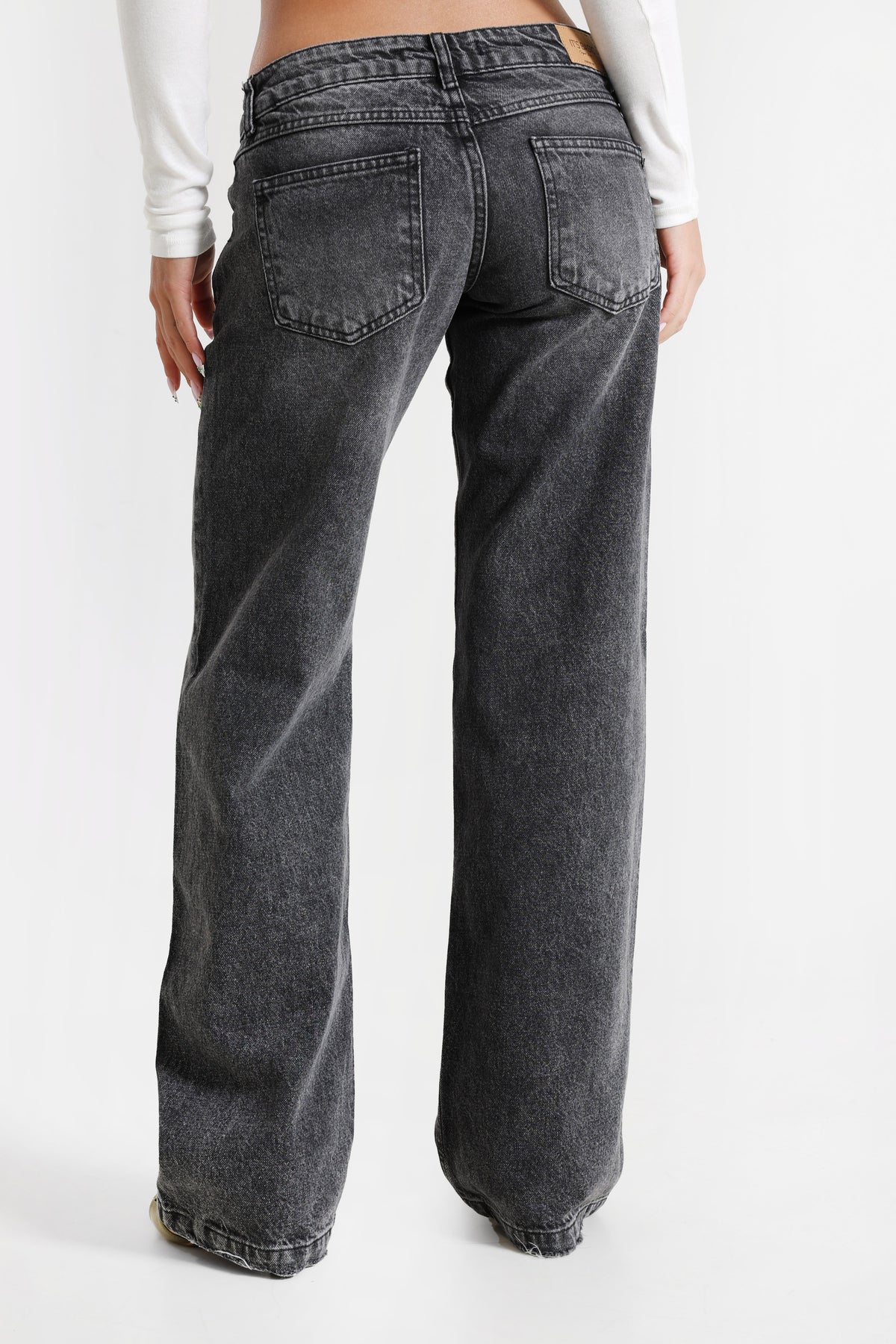 Straight fit jeans - Black Denim