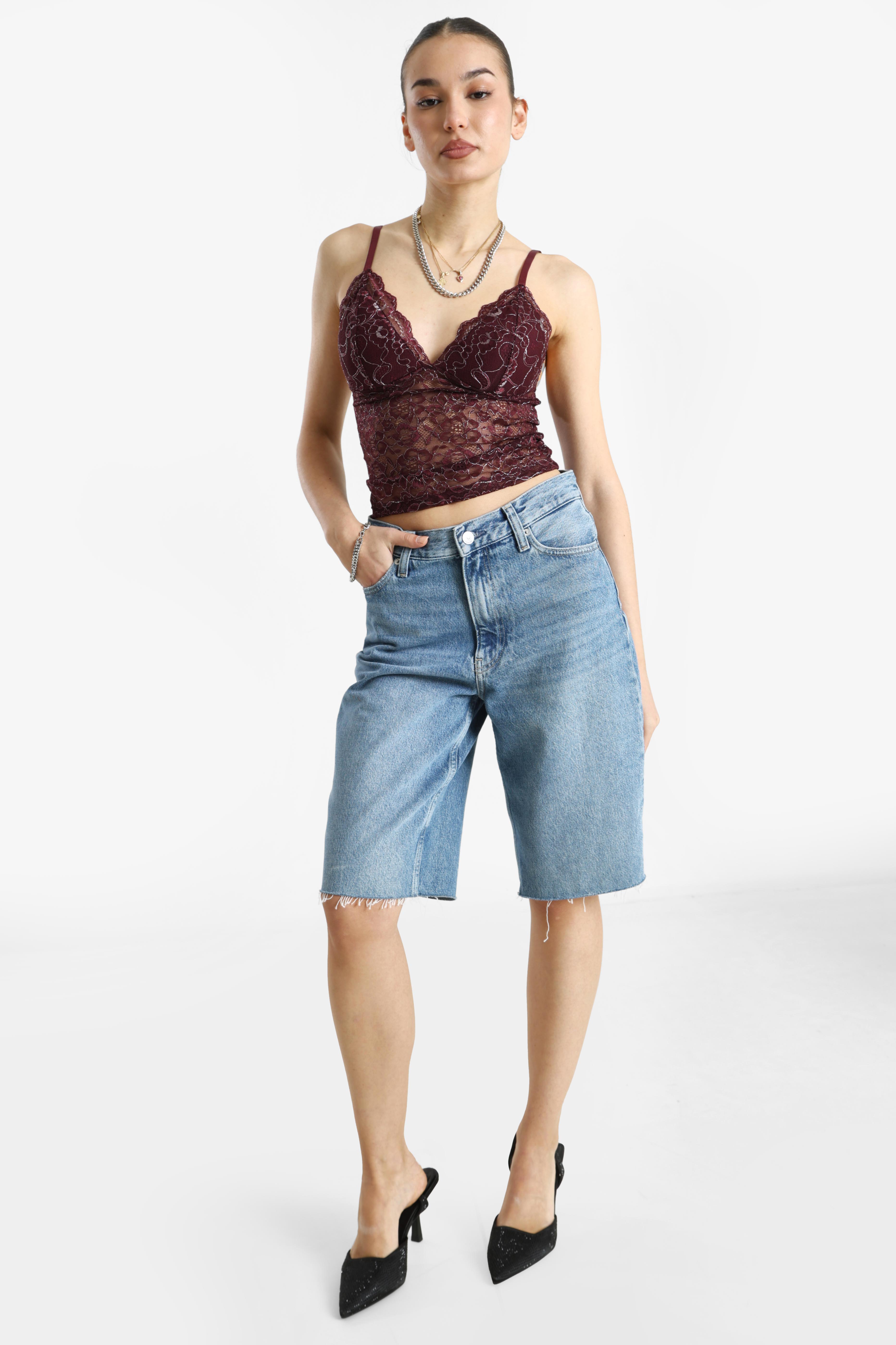 ONLCHLOE Mesh Trägertop - Winetasting