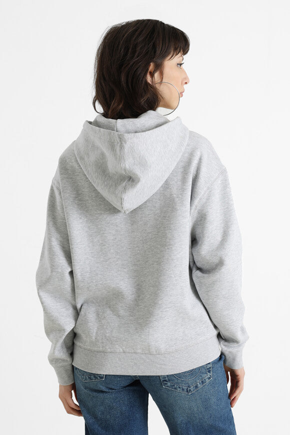 Sweatshirt à capuchon - Gris chiné