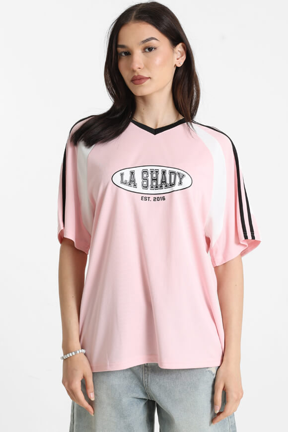 Mesh Oversize T-Shirt - Light Pink