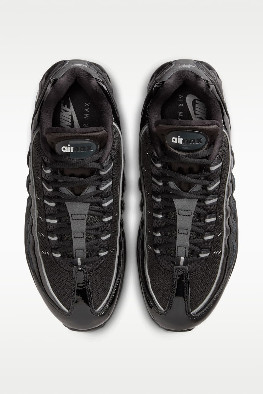 Air Max 95 Big Bubble Sneaker - Black + Metallic Silver