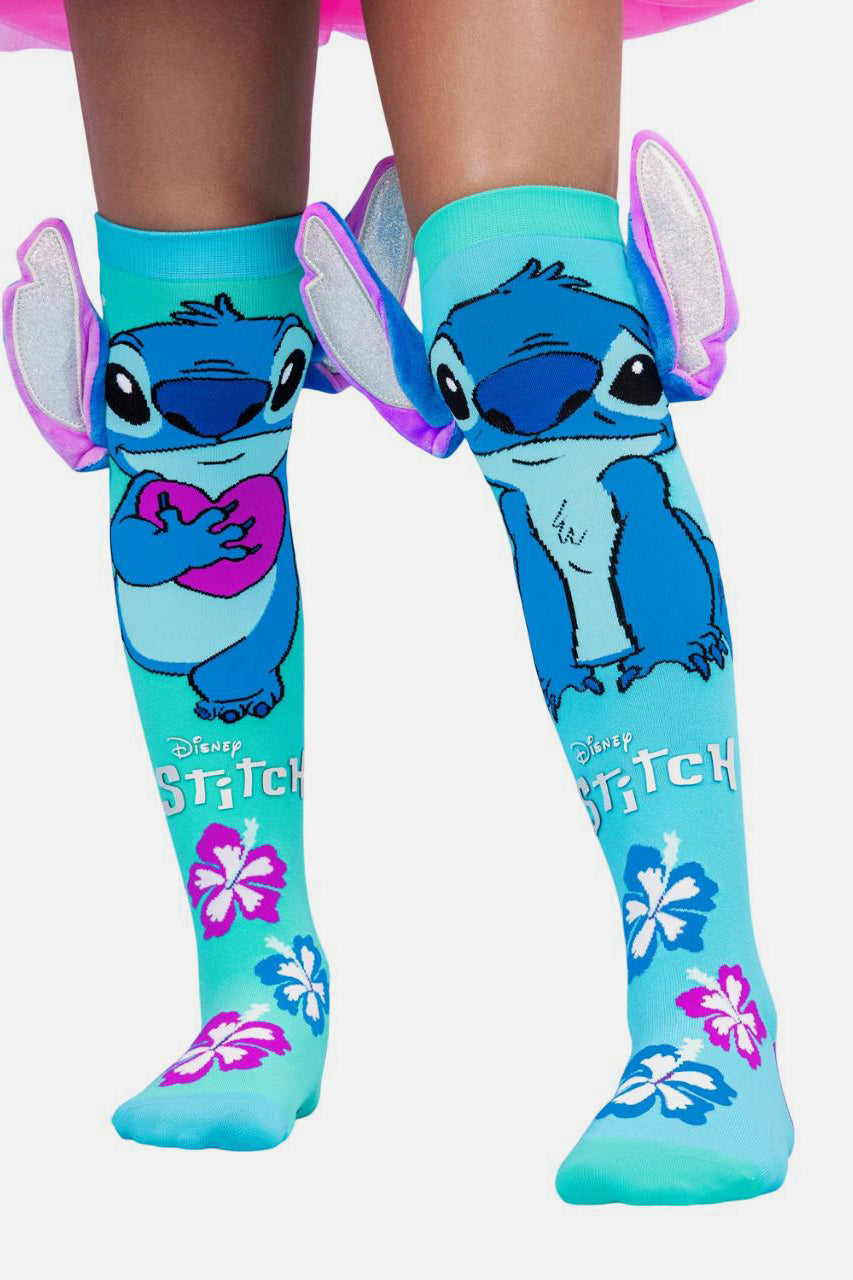 Chaussettes de genou - Green + Blue