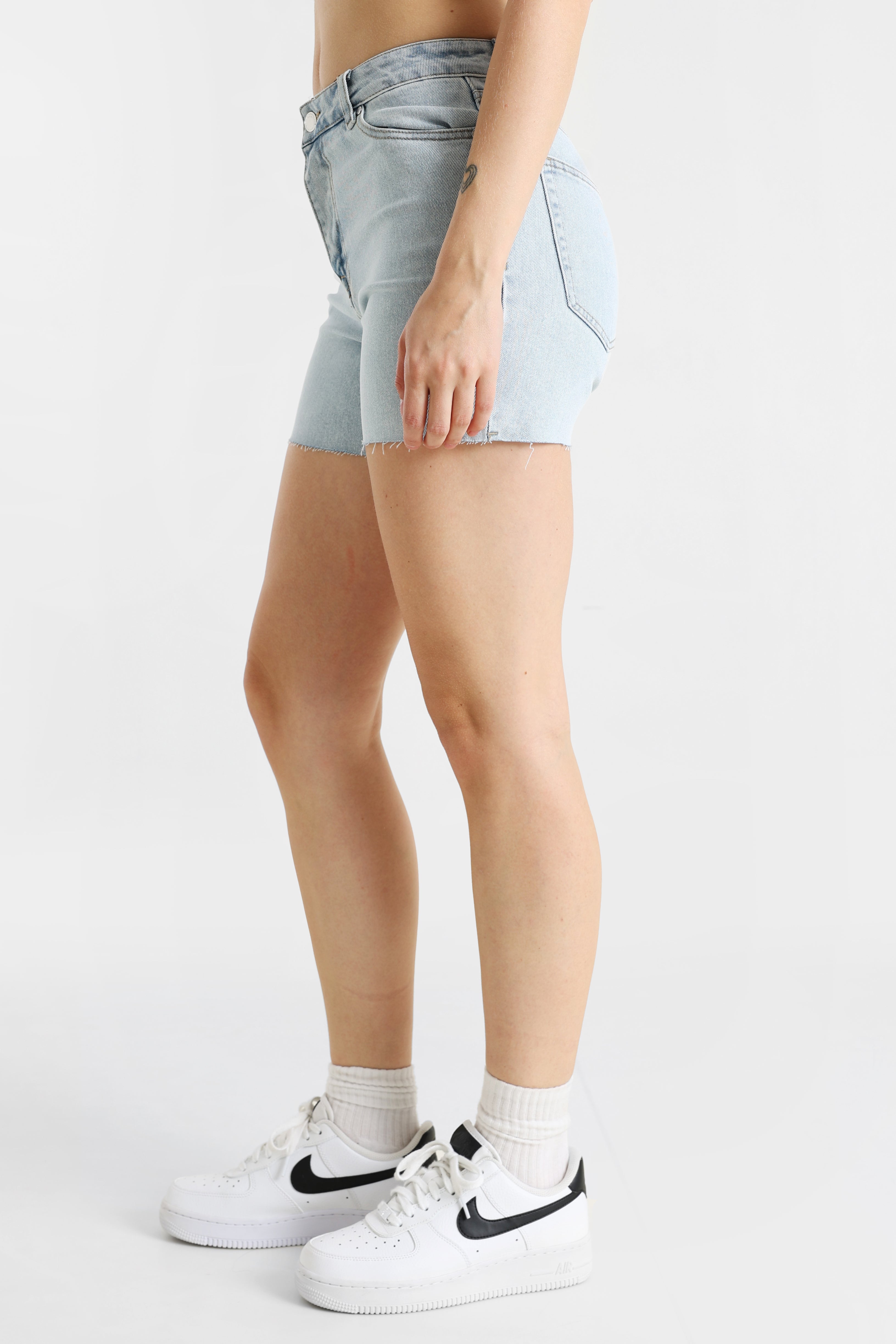 Short in denim - Bleu clair denim