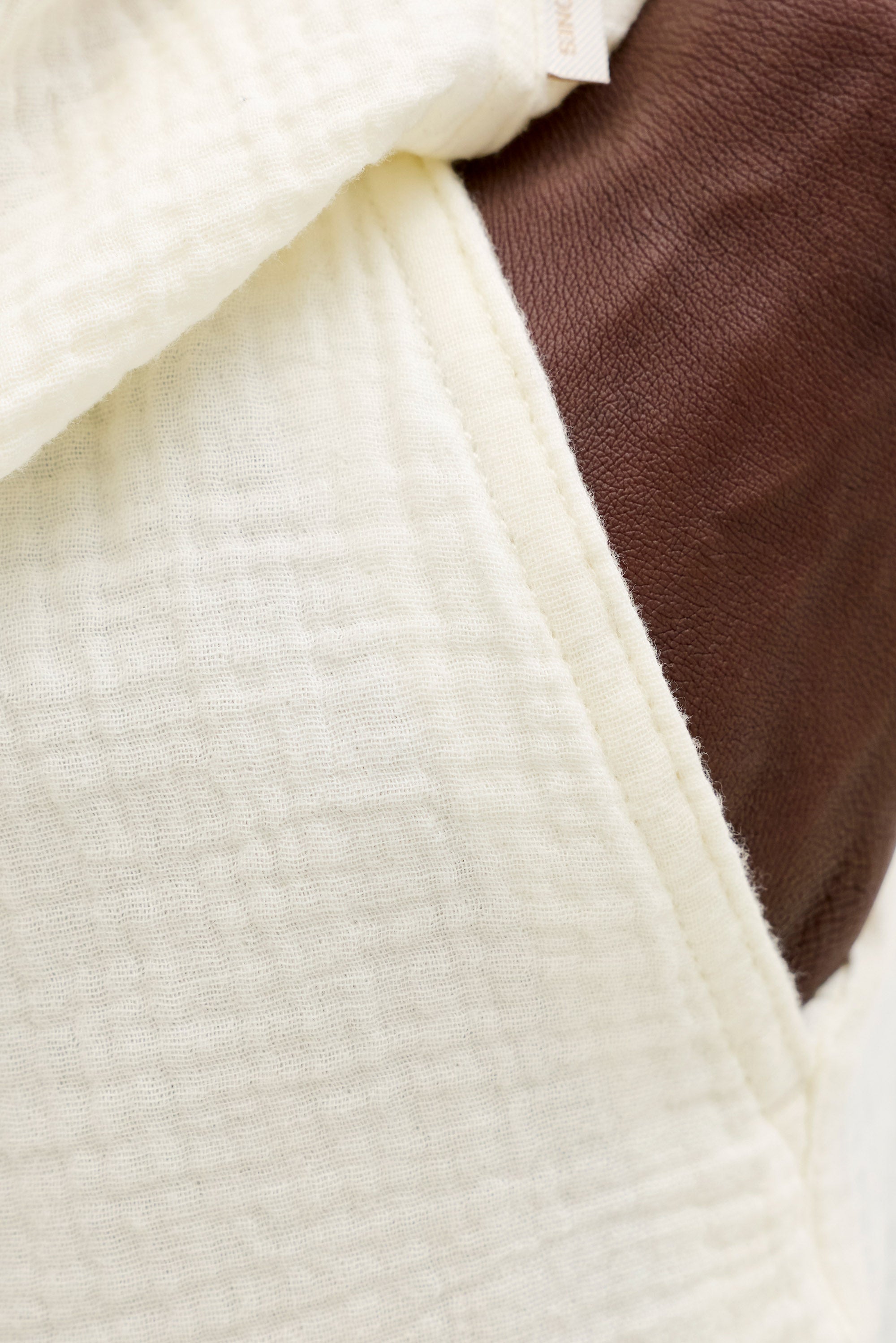 JPSTJAIDEN short en mousseline - Cloud Dancer