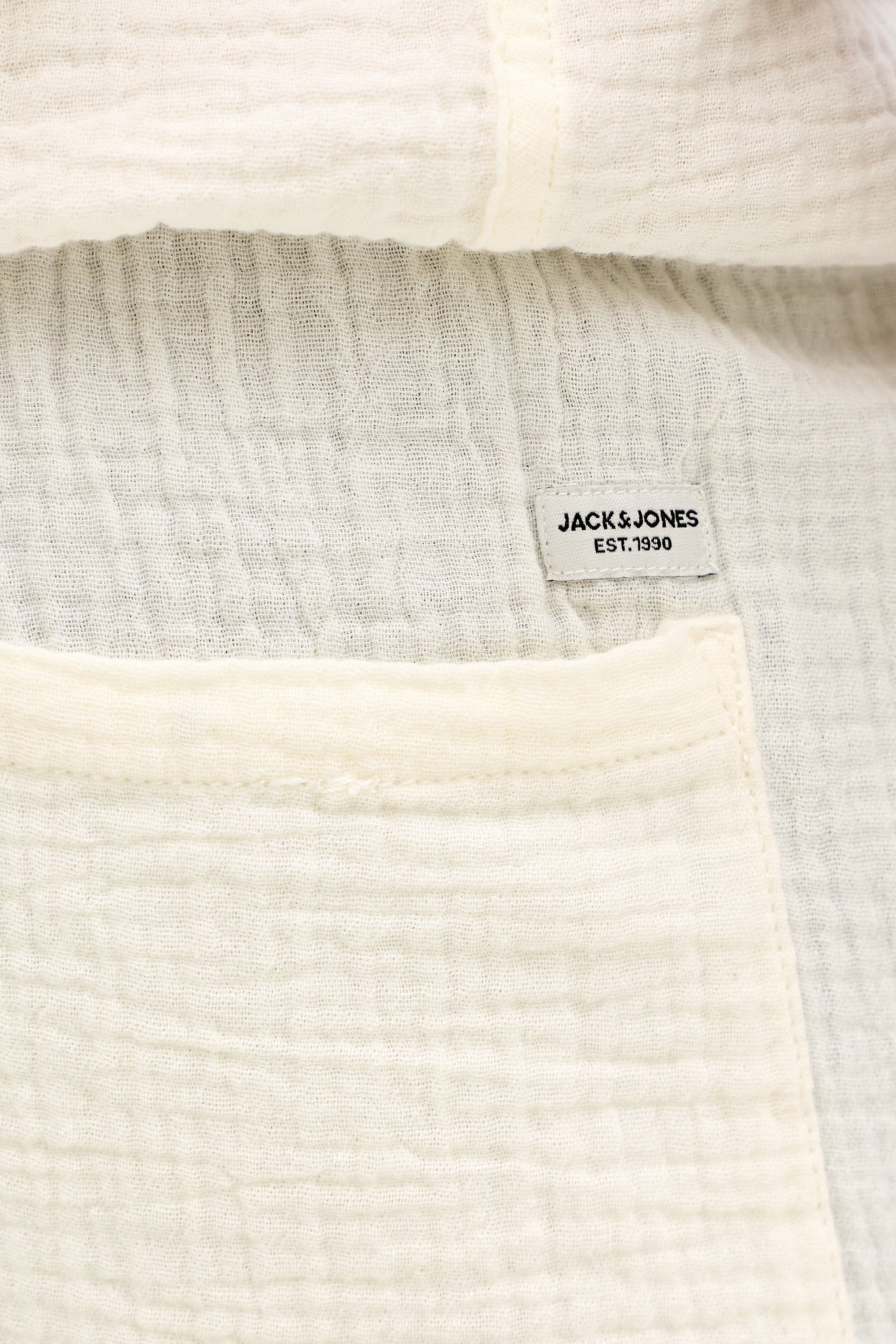 JPSTJAIDEN short en mousseline - Cloud Dancer