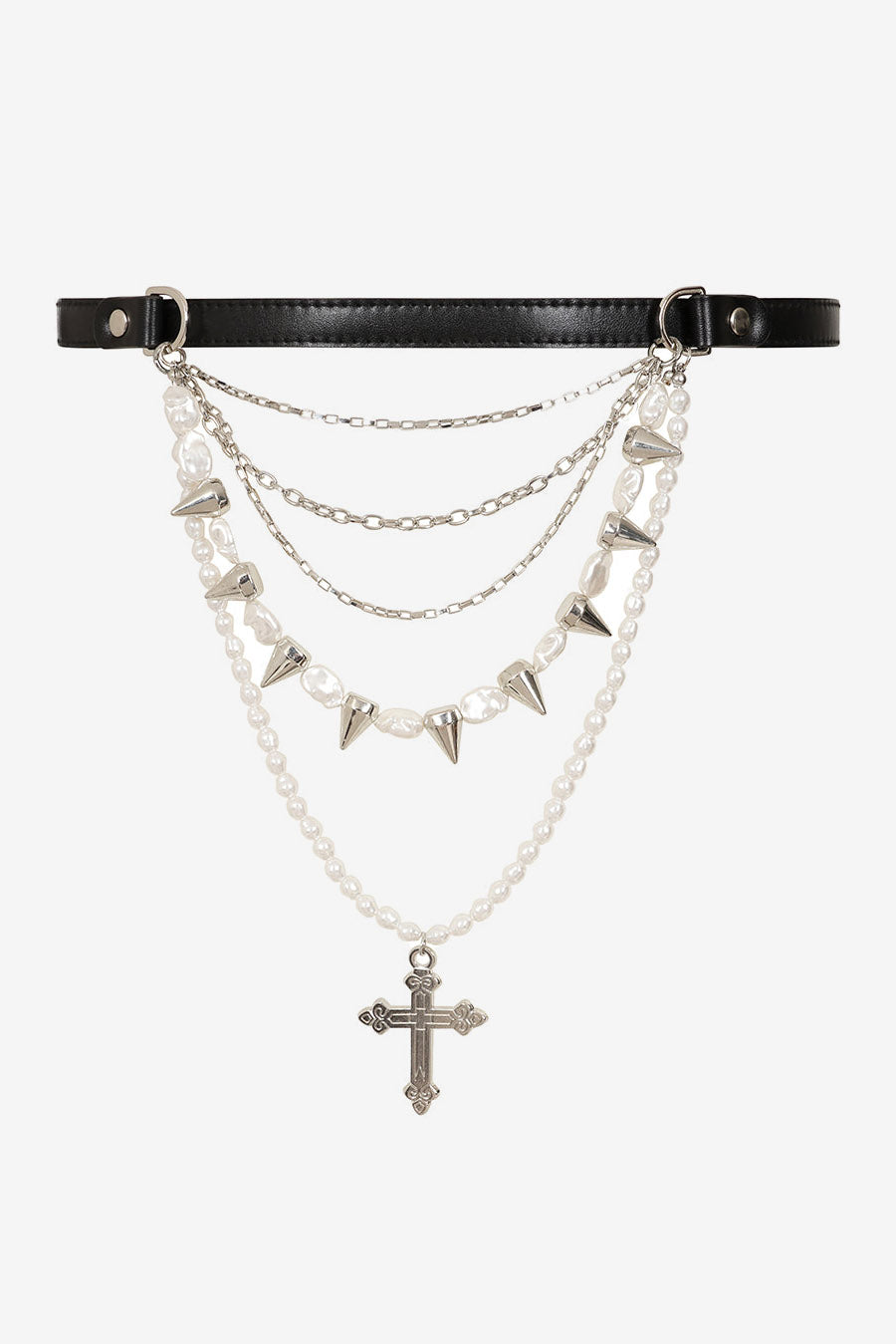 Divine Edge Gürtel - Black + Silver