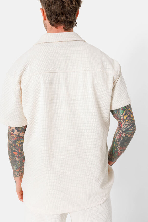 Chemise structurée logo été - Light Beige