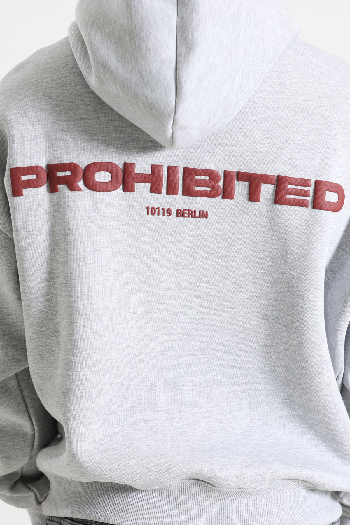 10119 hooded sweatshirt - Grey Melange