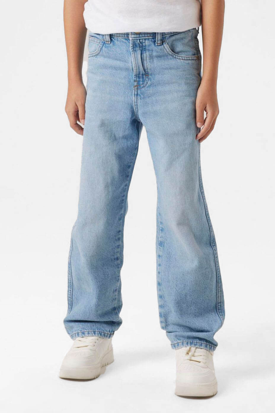 NKMYRAN jean loose fit - Light Blue Denim
