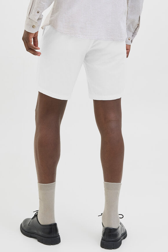 JPSTACE Chino Leinenshorts - White