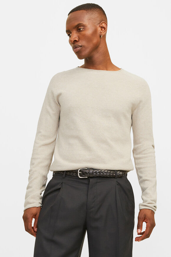Ehill pull en tricot fin - Oatmeal