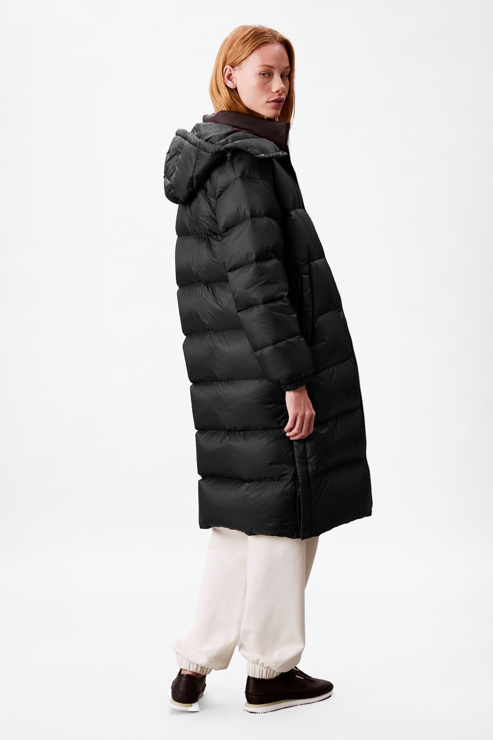 Manteau de duvet Puffer - Black