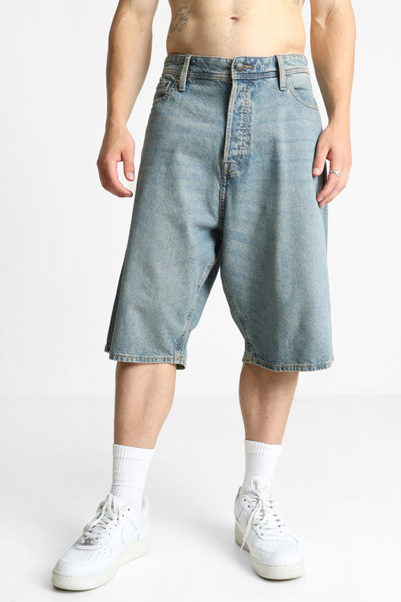 Iron bermuda en jean extra baggy fit - Blue Denim