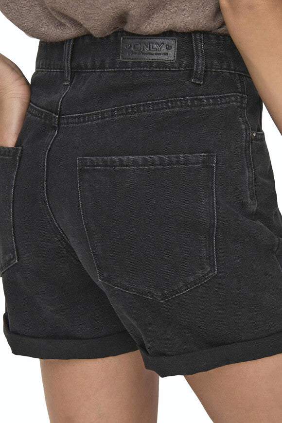 Short en jean Vega Mom Fit - Denim noir