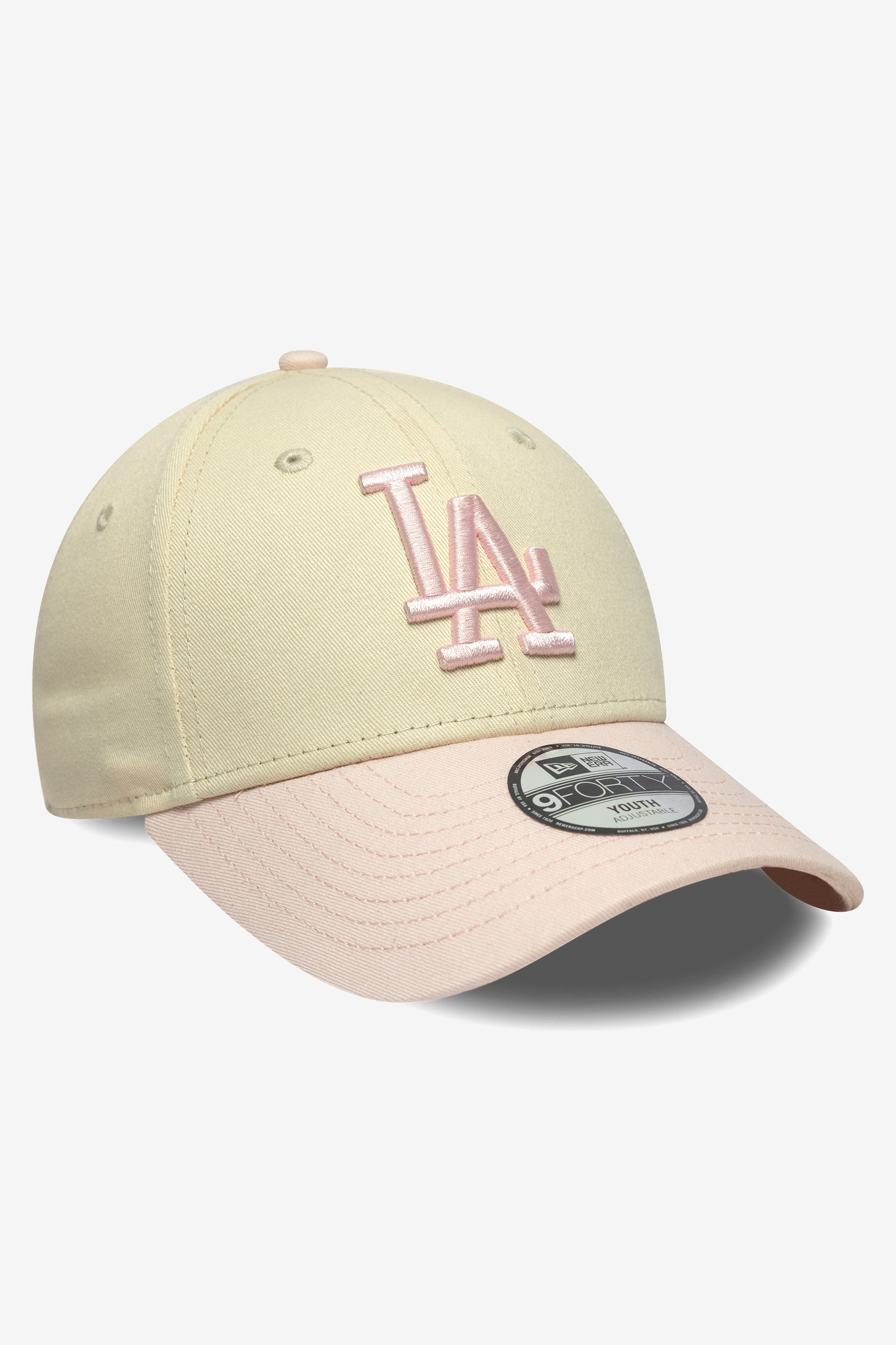 9Forty Kids Cap / Strapback - Light Beige + Light Pink