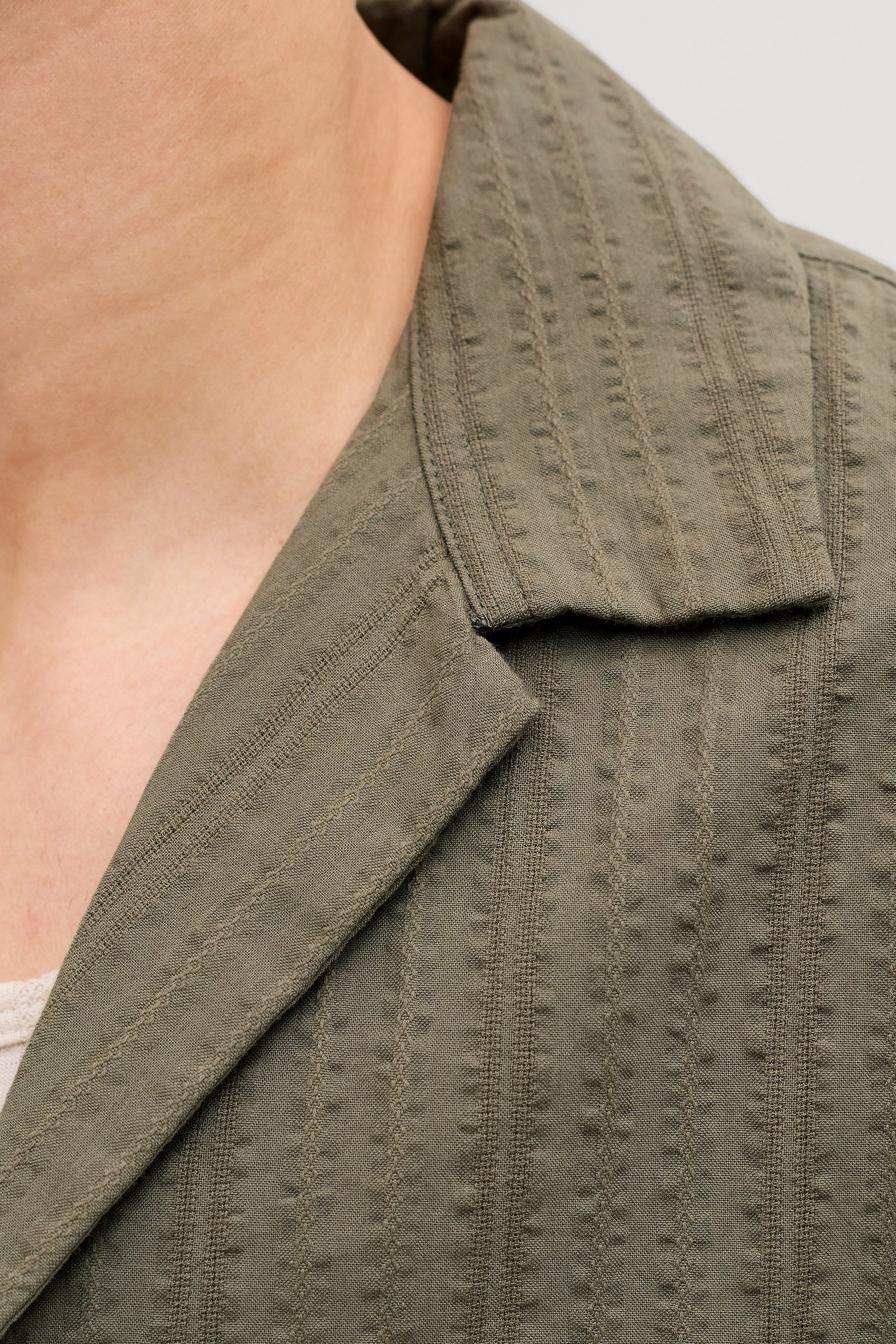 JJETYSON Strukturiertes Hemd - Vetiver