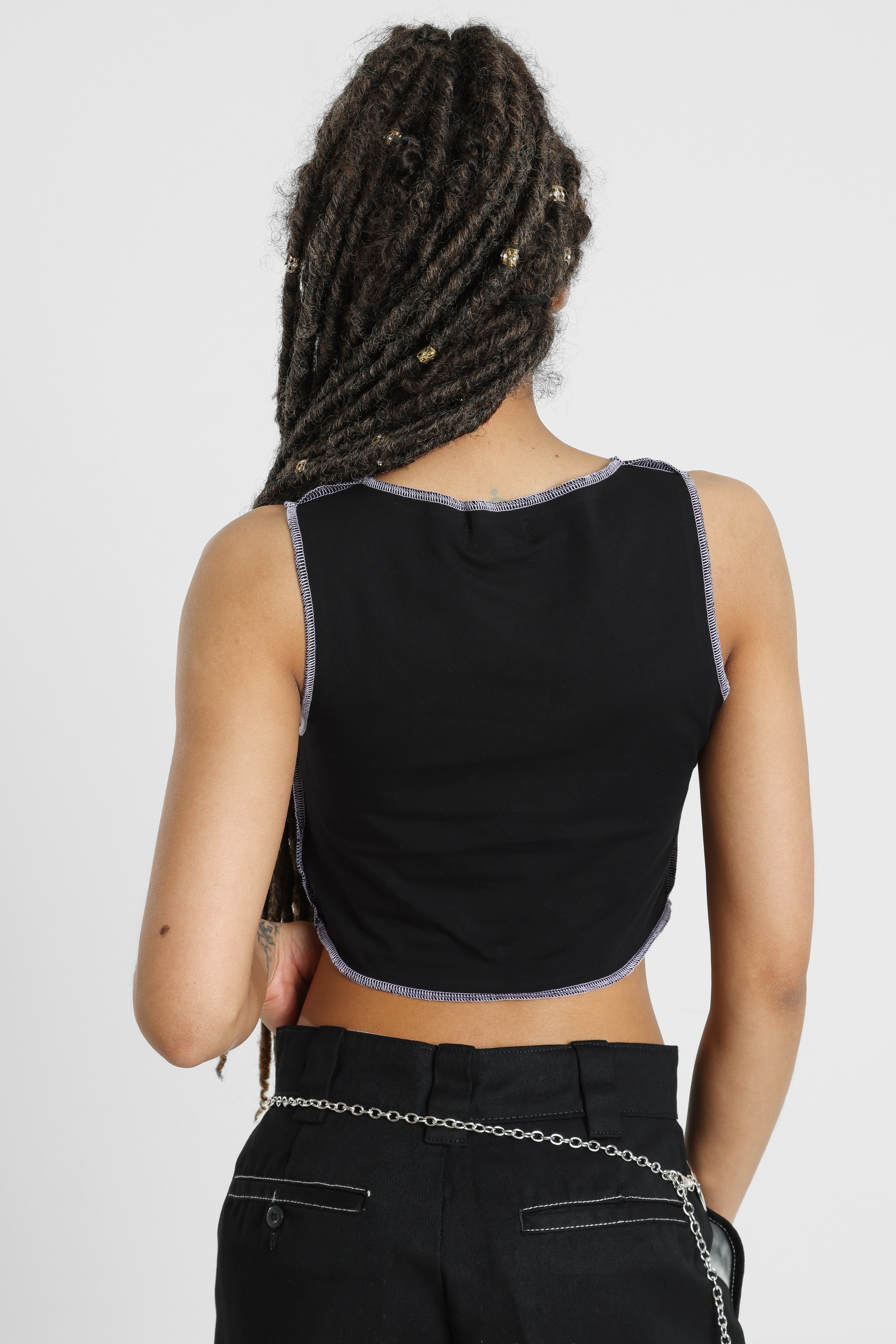 Crop Tanktop - Black