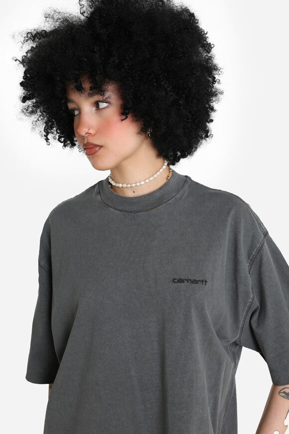 Lumo Oversize T-Shirt - Black Garment Dyed