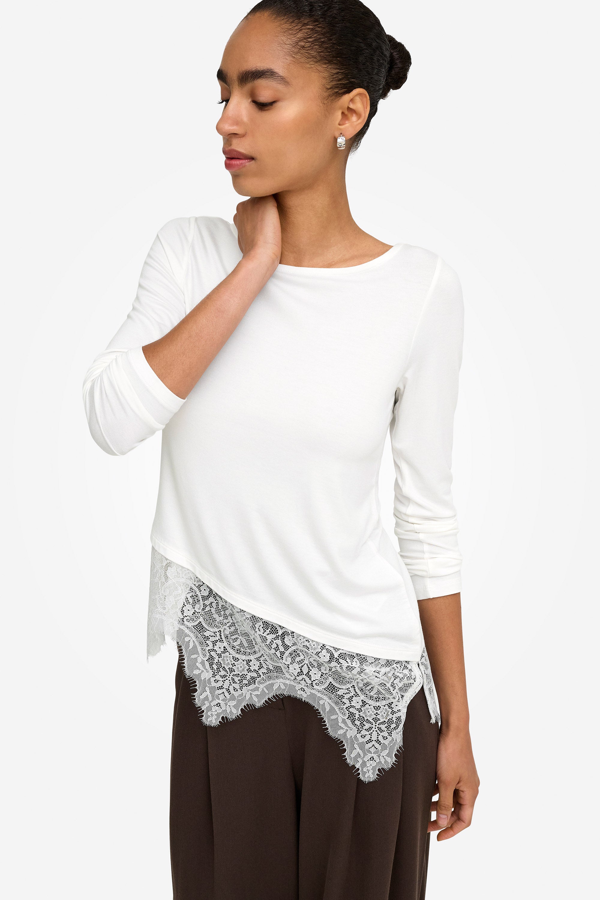 ONLLAILA Langarmshirt - Cloud Dancer