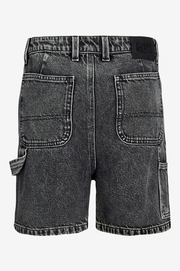 JJITONY JJCARPENTER Short en jean loose fit - Black Denim