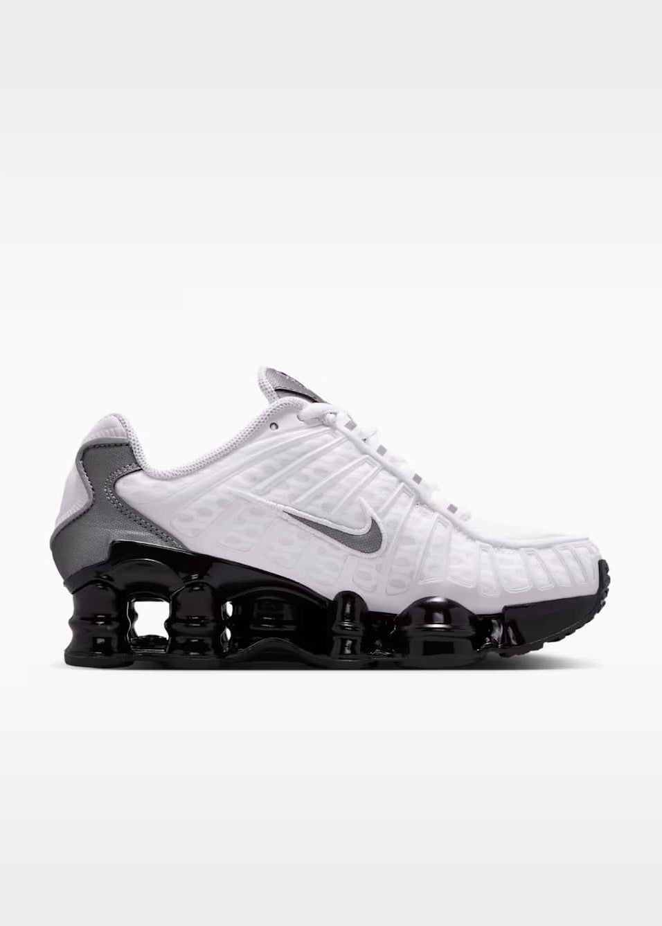 Shox TL sneakers - White + Black + Cool Grey + Metallic Cool Grey