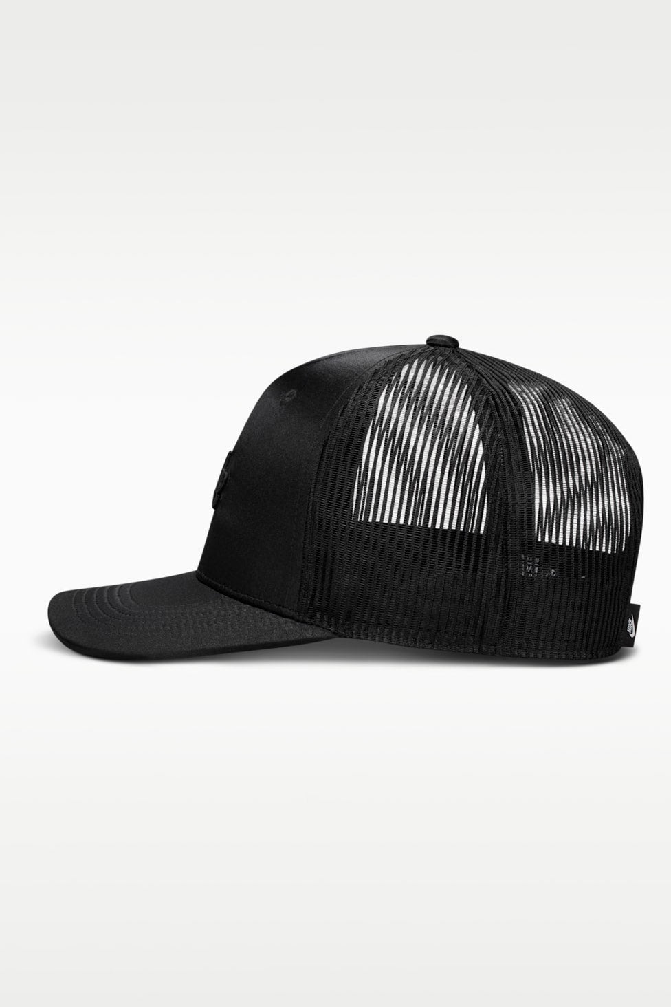 Satin Trucker Cap / Snapback - Black