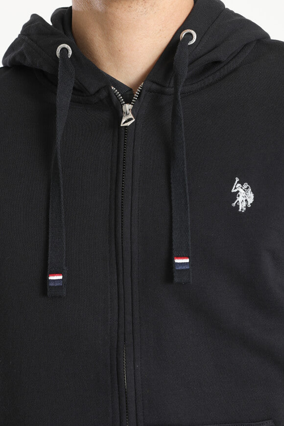 Luke sweat zippé à capuchon - Black