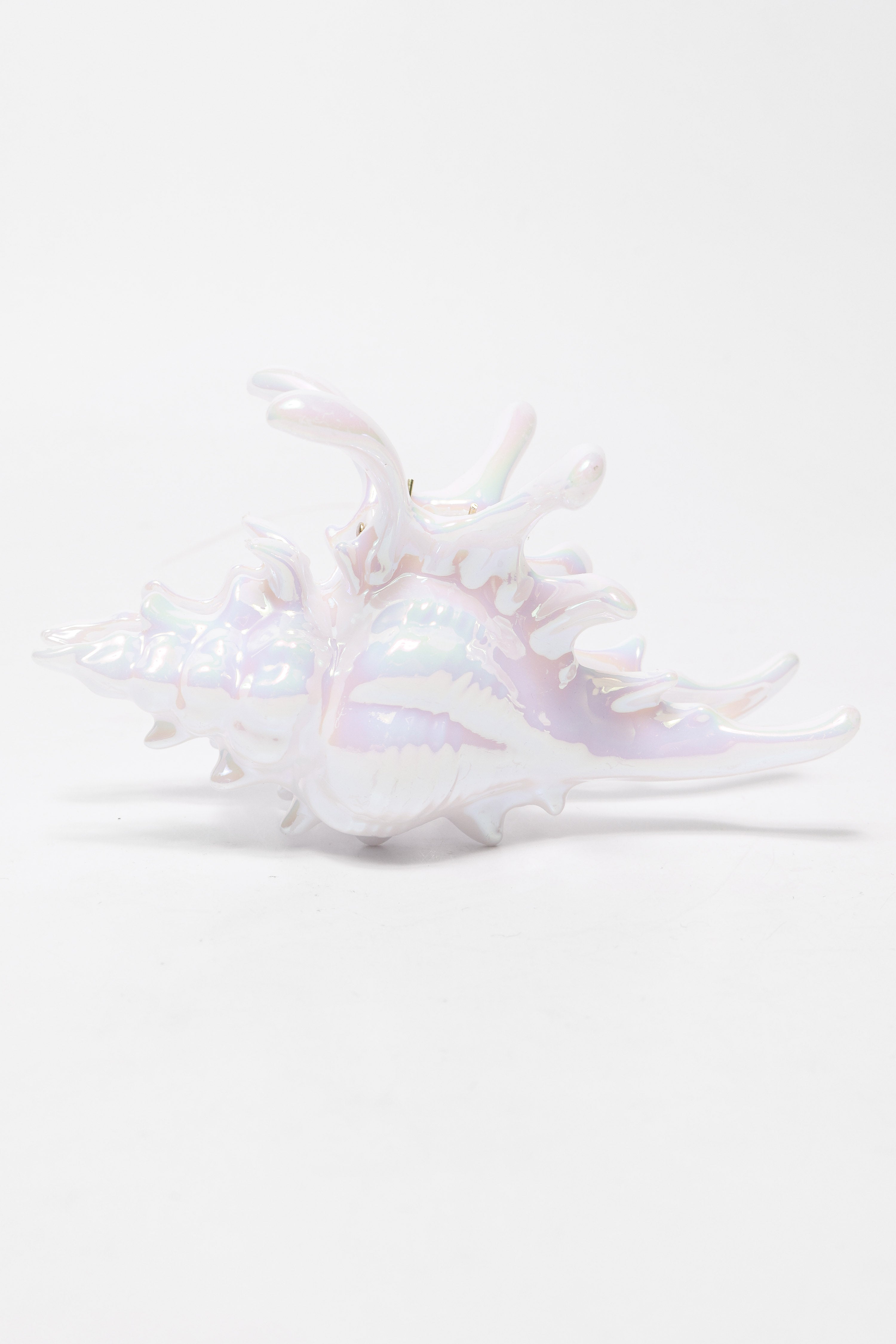 Haarklammer - Holographic + White