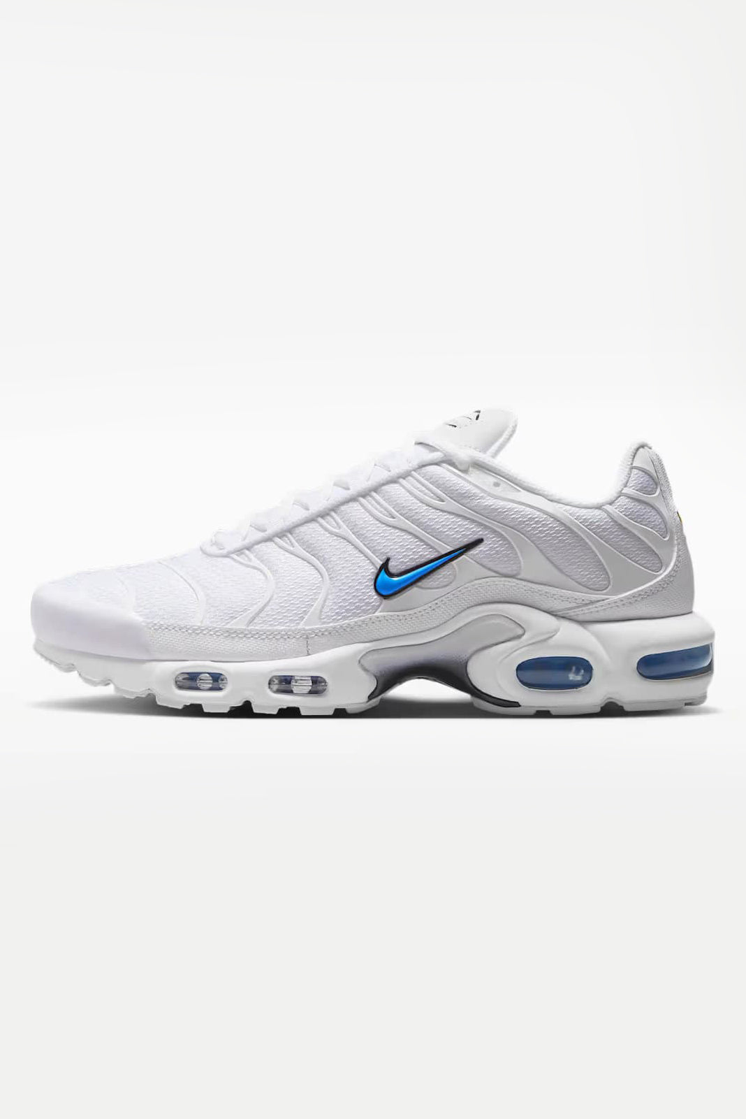 Air Max Plus Sneaker - White + Blue Crystal + Black