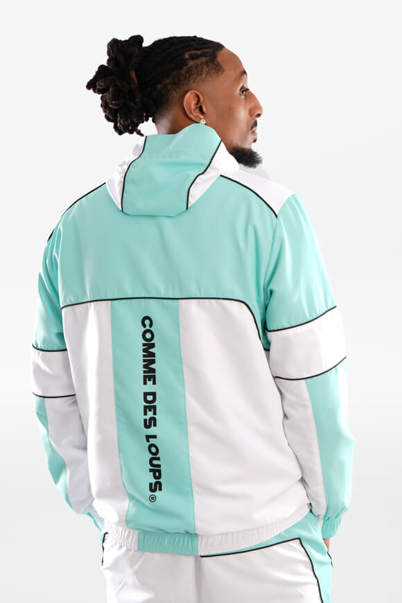 Baltimore tracksuit jacket - White + Green