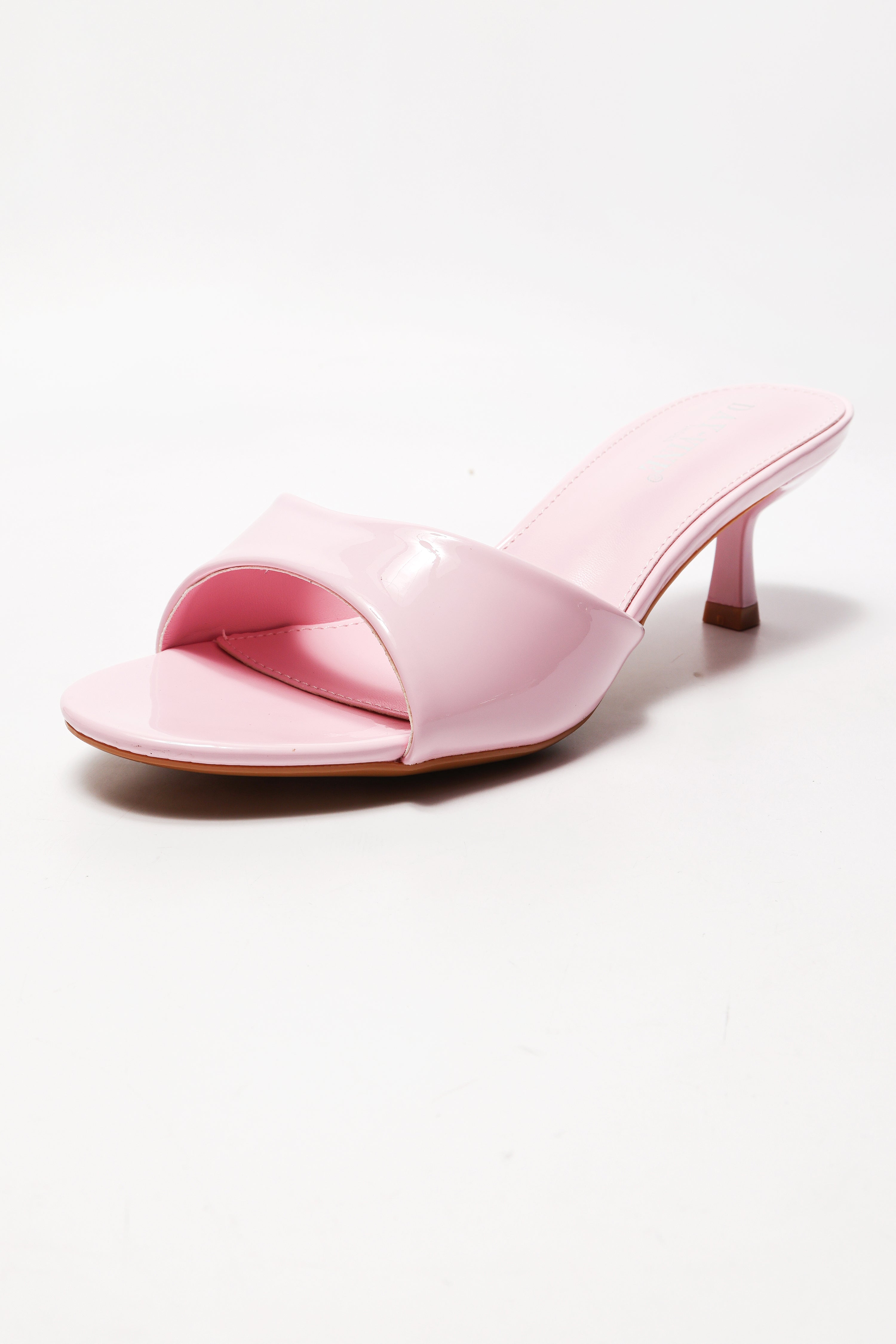 Lack Mules - Light Pink